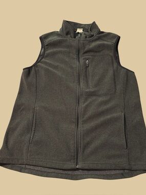 Duluth | Women's Heathered Black Zip-Front Fleece Vest